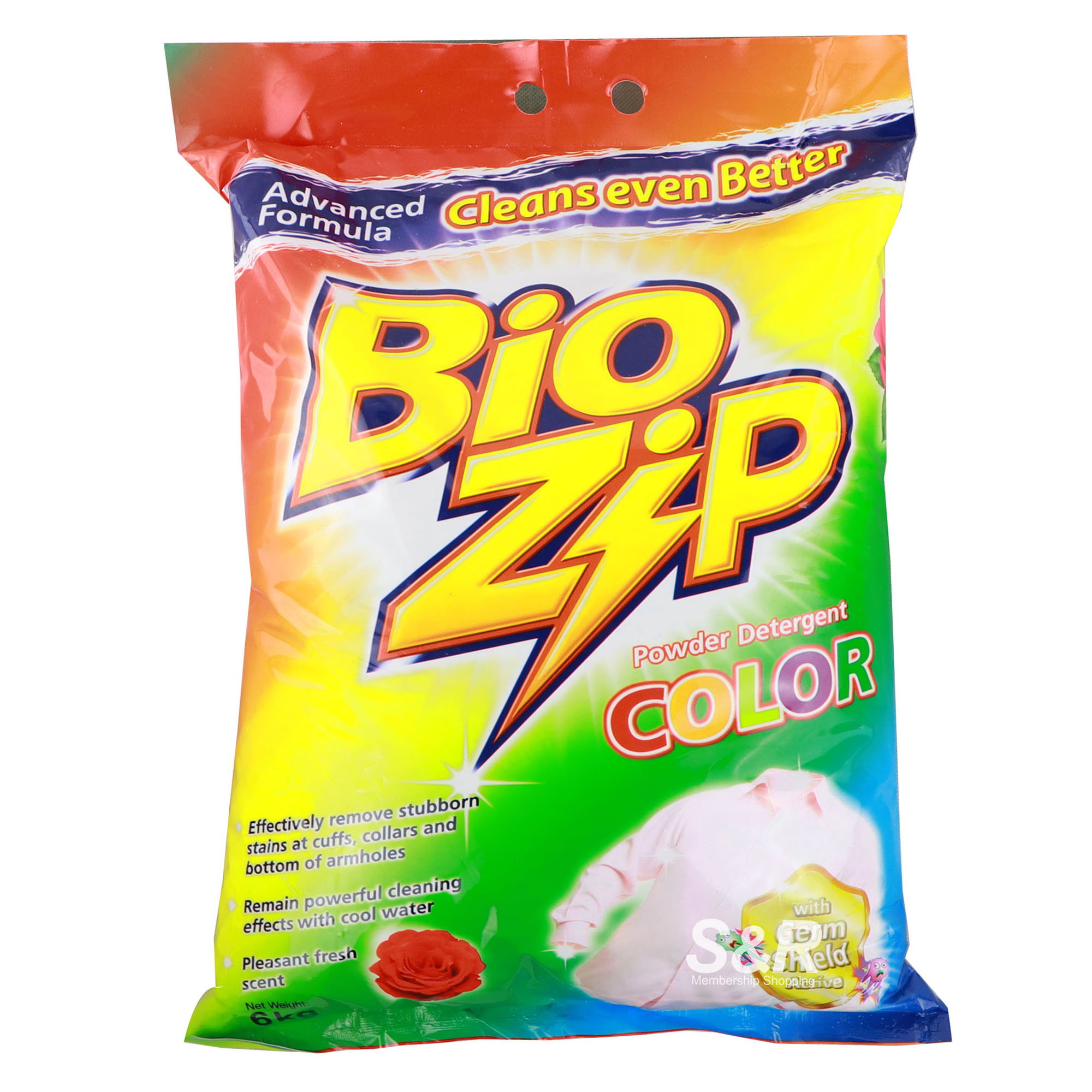 Bio-Zip Detergent Powder Color 6kg